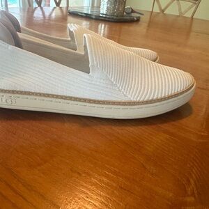 UGG White Slip-On Shoes